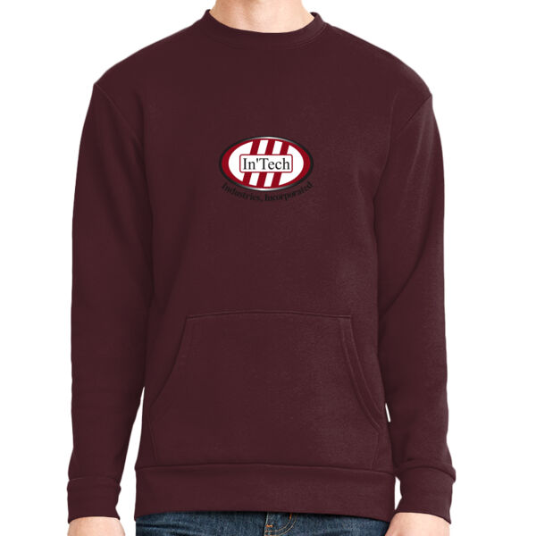 In'Tech Industries Inc - Unisex Long Sleeve Crew with Pocket Thumbnail